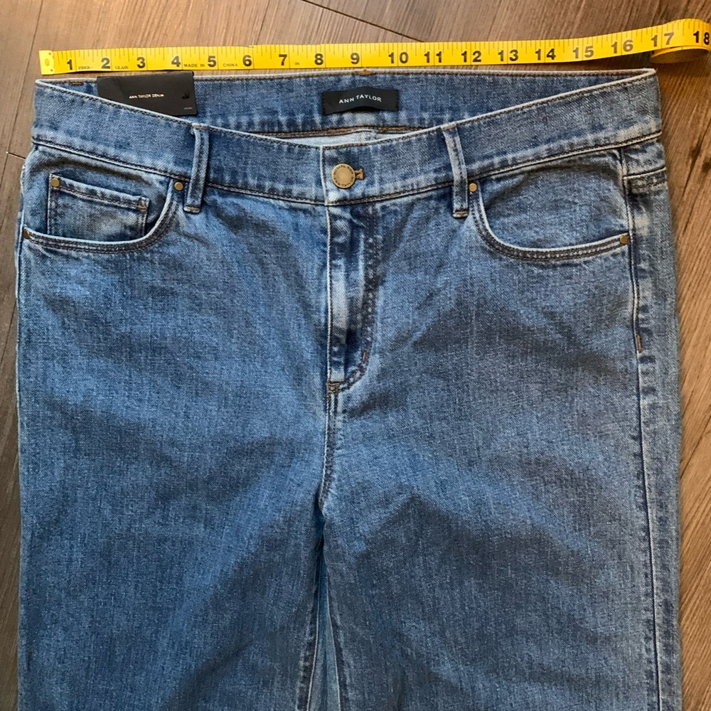 Ann Taylor Wide-Leg Denim Jeans - Picture 4 of 8